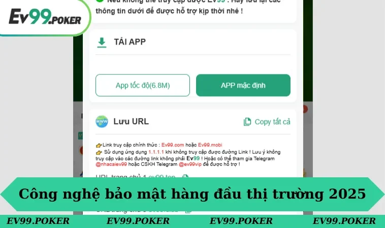 Công nghệ bảo mật hàng đầu thị trường năm 2025