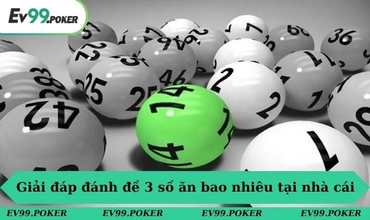 Giải đáp đánh đề 3 số ăn bao nhiêu tại nhà cái