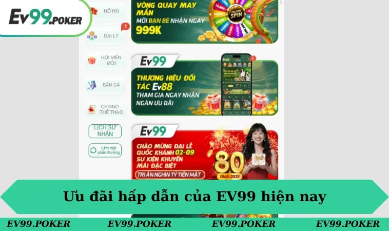 Ưu đãi hấp dẫn của EV99 hiện nay